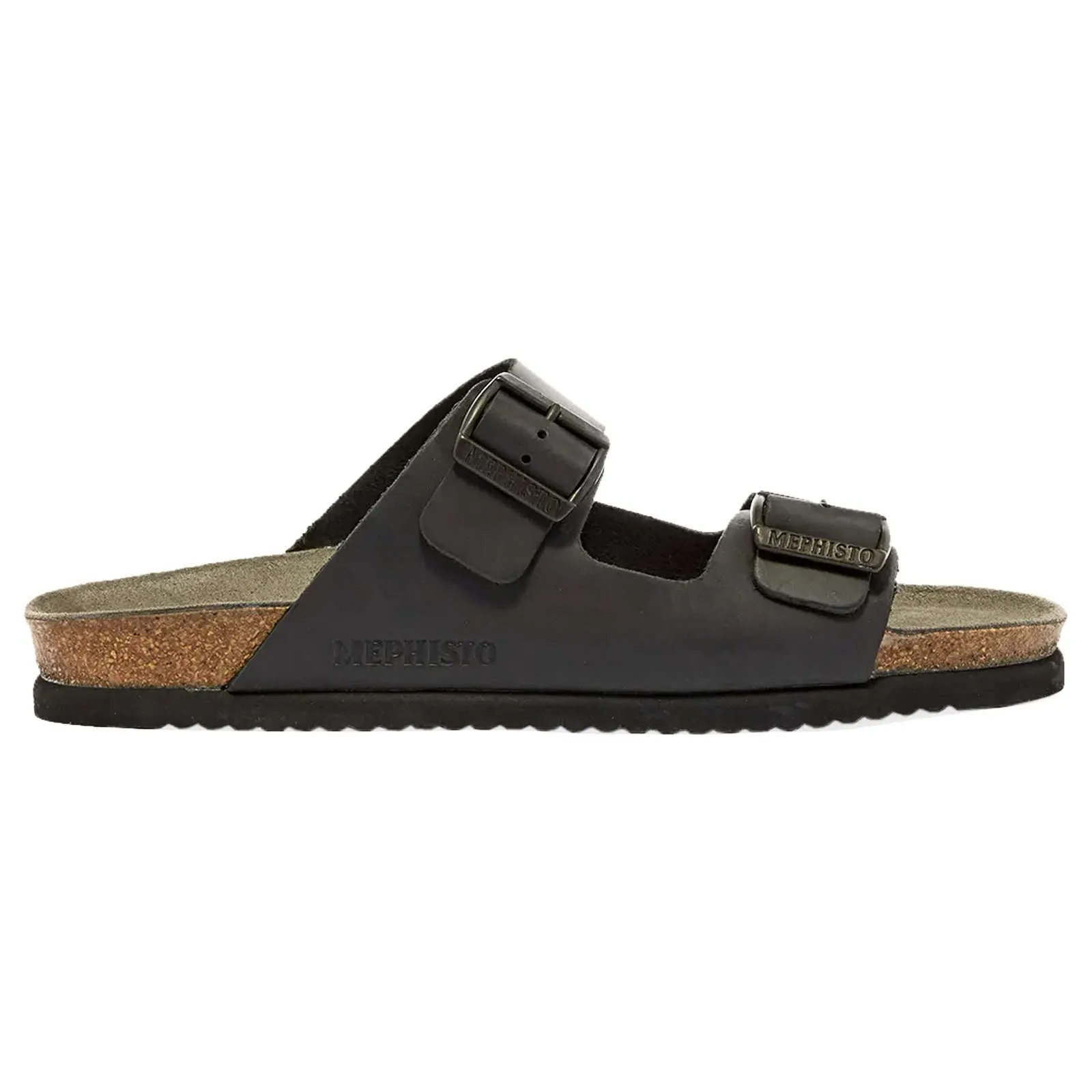 Nerio Full Grain Leather Men's Slide Sandals