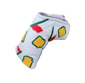 NEW! Augusta, The Masters inspired, Pin Flags & Pimento Cheese Putter Cover