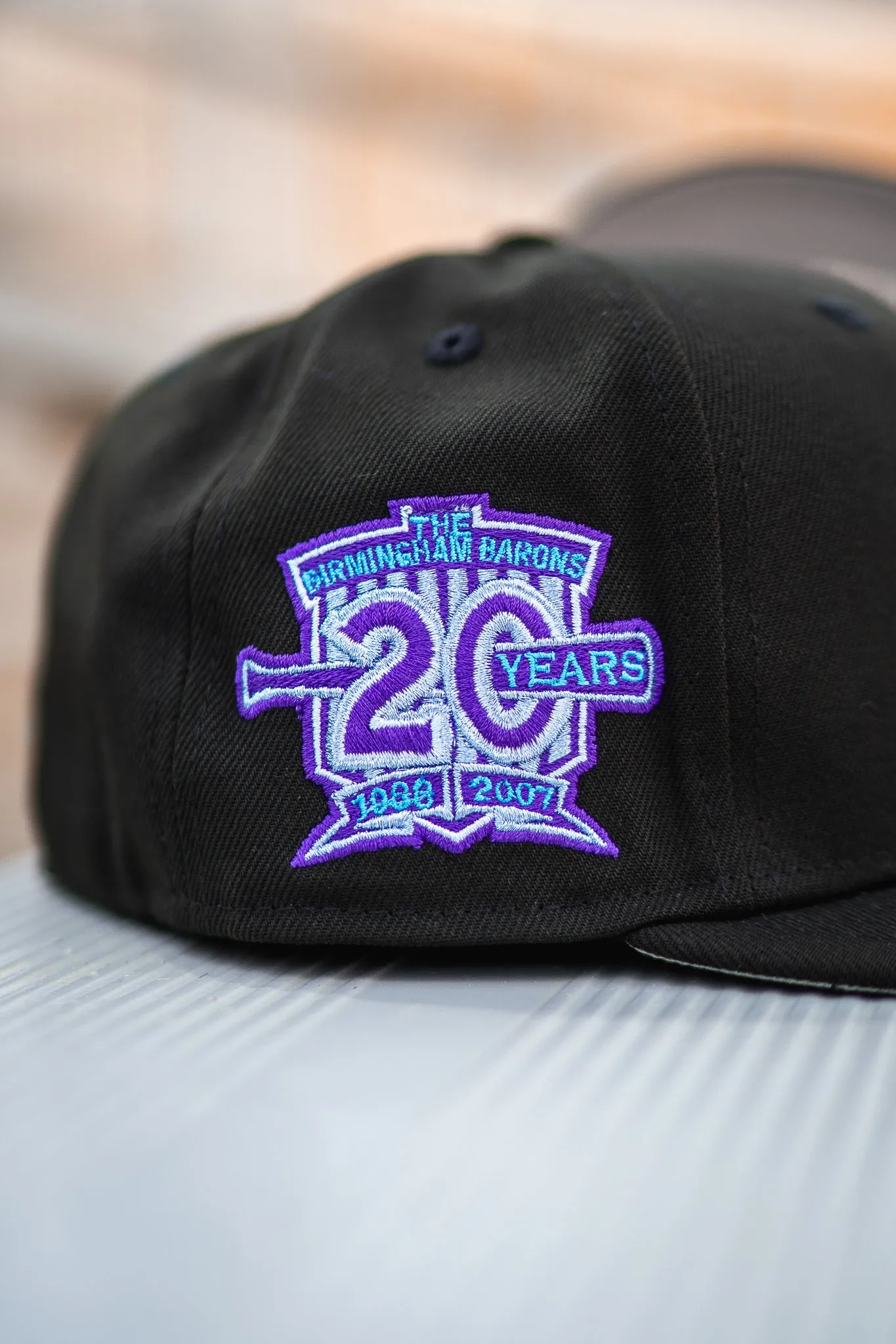 New Era Birmingham Barons 20th Anniversary Good Grey UV (Black)