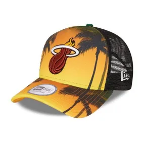 NEW ERA MIAMI HEAT "SUMMER CITY" TRUCKER CAP