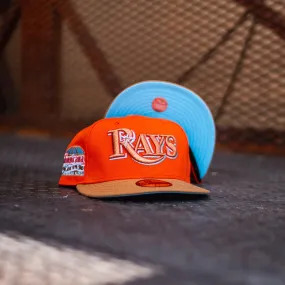 New Era Tampa Bay Rays Tropicana Field Baby Blue UV (Orange/Khaki)