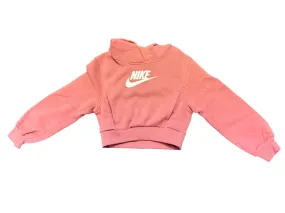 NIKE Junior Sportswear Club Pink Cropped Hoodie for Girls - Stylish Athletic Wear