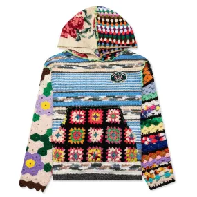 Nonna's Hand Knit Hoodie - Multi