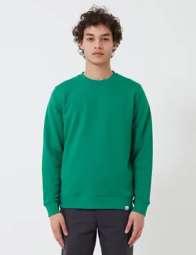 Norse Projects Vagn Classic Crew Sweatshirt (445gsm Cotton) - Sporting Green