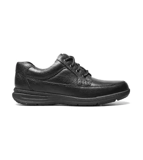 'Nunn Bush' Men's Cam Moc Toe Oxford - Black Tumbled