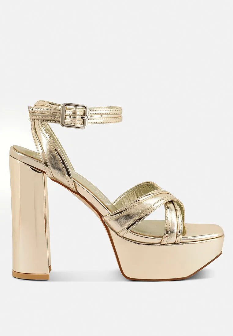 Nyle Platform High Heeled Sandals