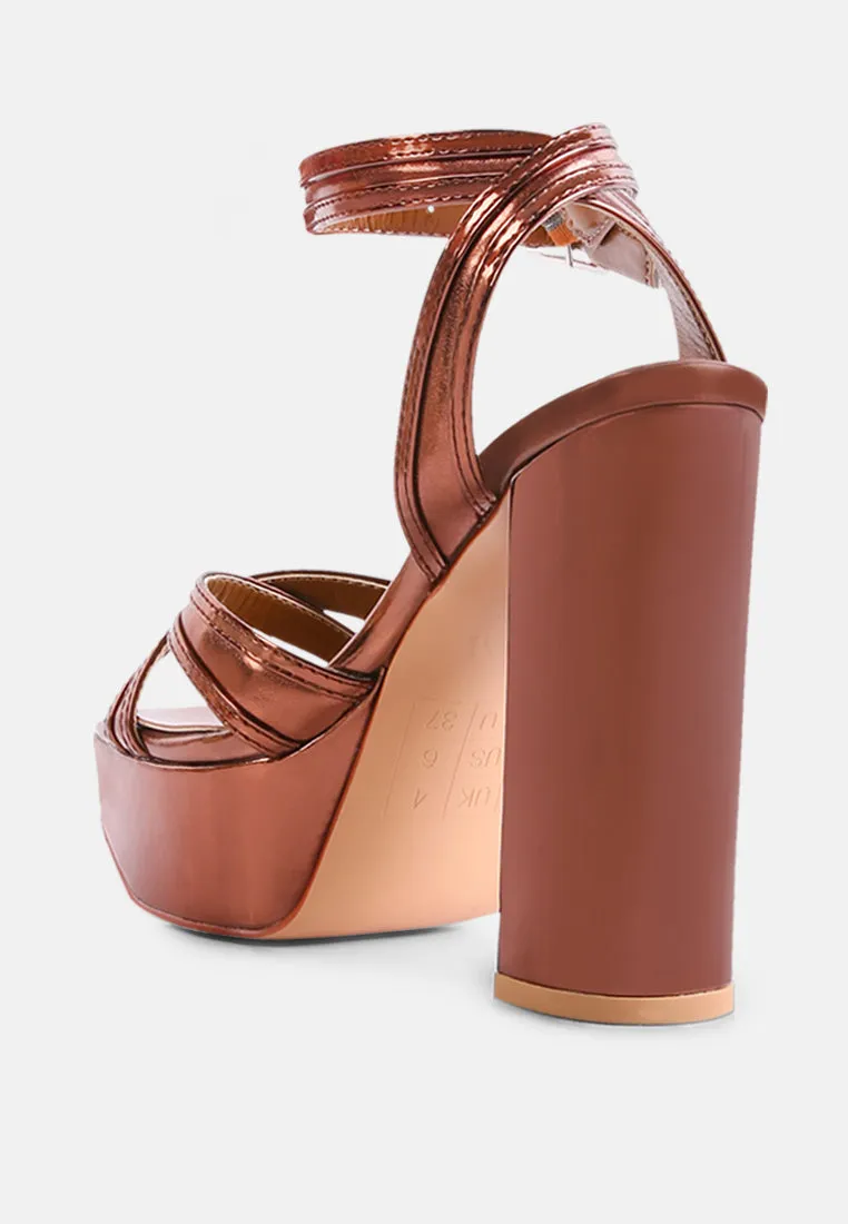 Nyle Platform High Heeled Sandals