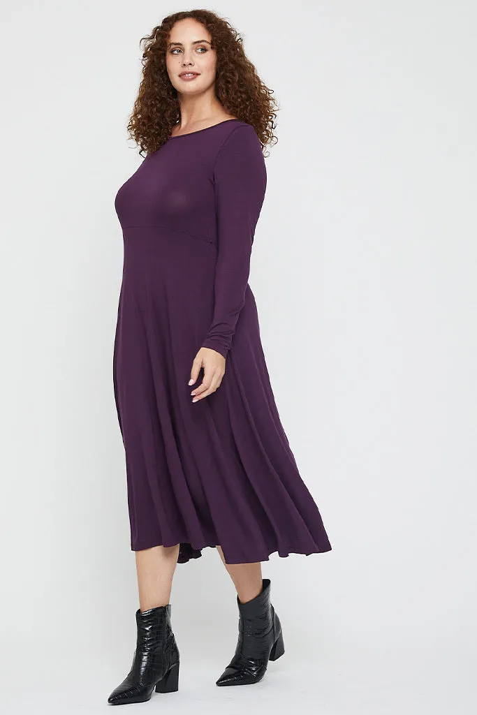 Olivia Dress - Plum