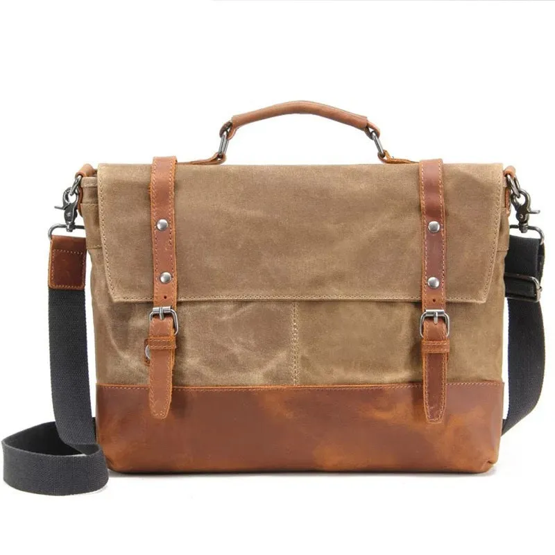 Omaha Canvas Messenger Bag | Laptop Bag | Satchel Bag