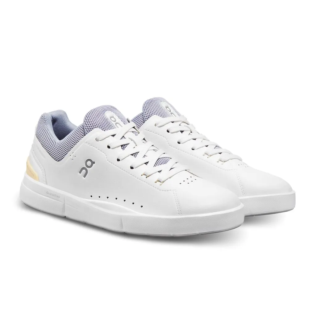 'On Running' Women's THE ROGER Advantage 1 Tennis Sneaker - White / Tempest