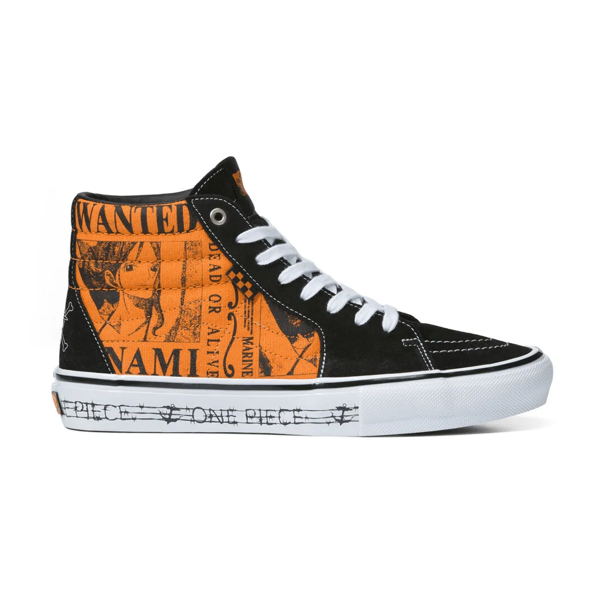   One Piece Skate SK8-Hi 'Nami Orange'