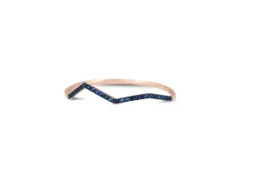 Origami Ziggy Pave Bangle