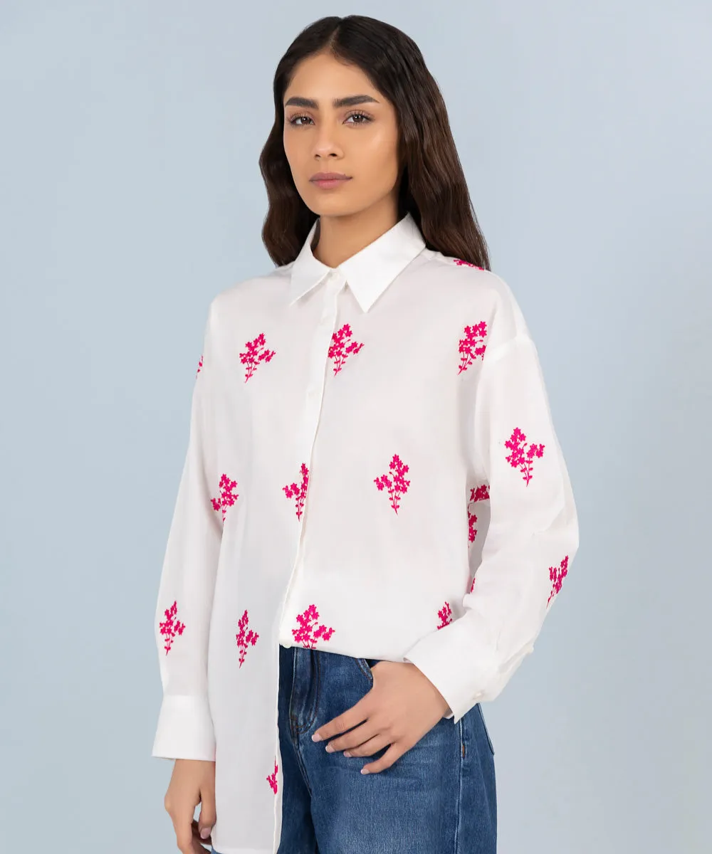 Oversized Embroidered Shirt