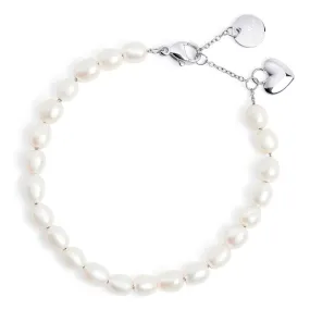 Papaya Pearl Bracelet