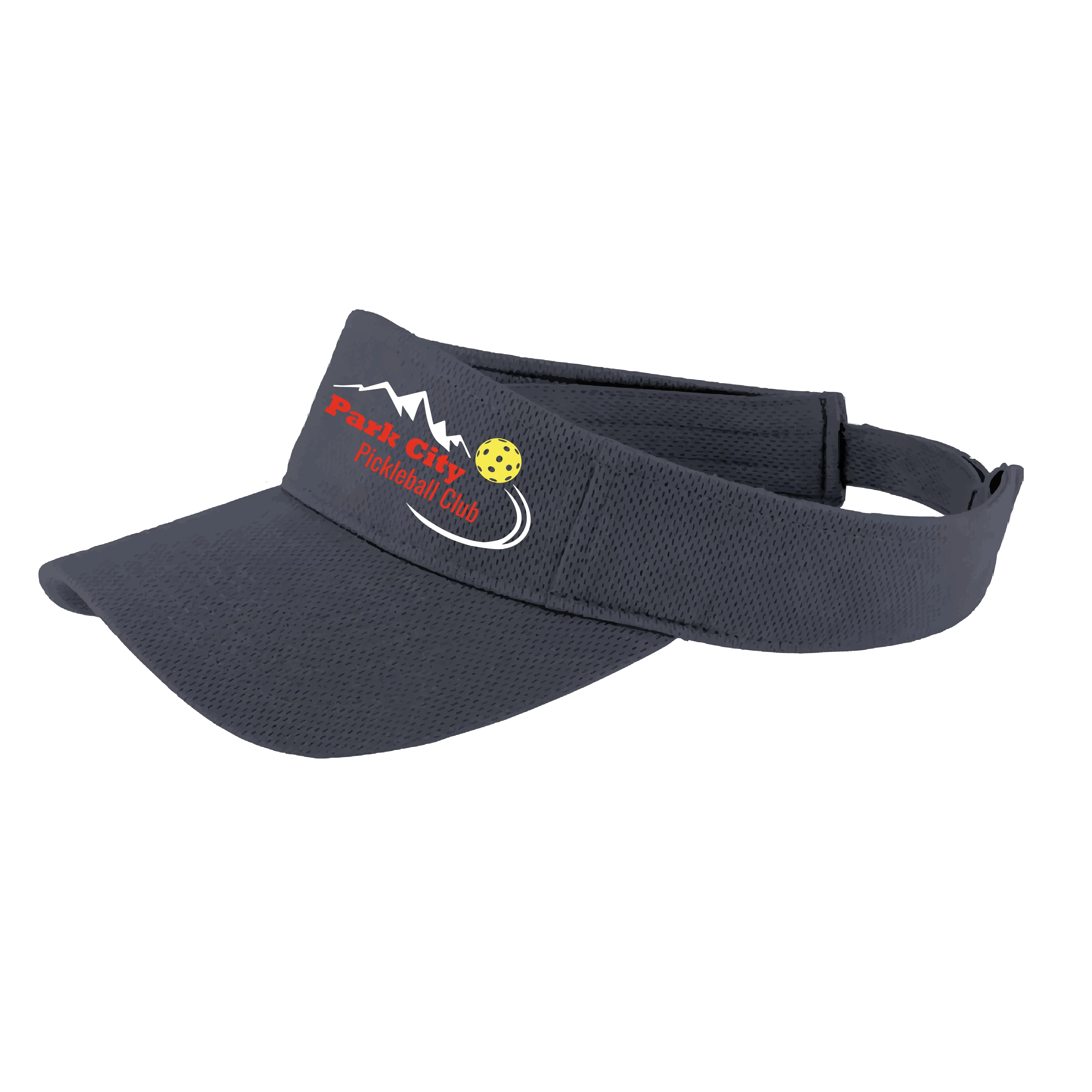 Park City Pickleball Club (Customizable) | Pickleball Visors | Moisture Wicking 100% Polyester