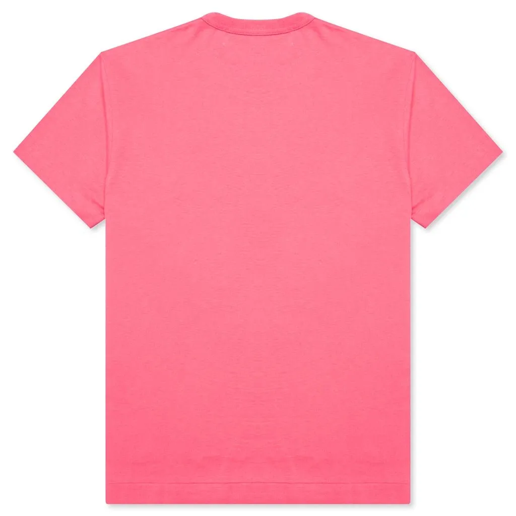 Pastelle Red Logo T-Shirt - Pink