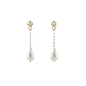 Pearl Post and Ear Jacket Earrings