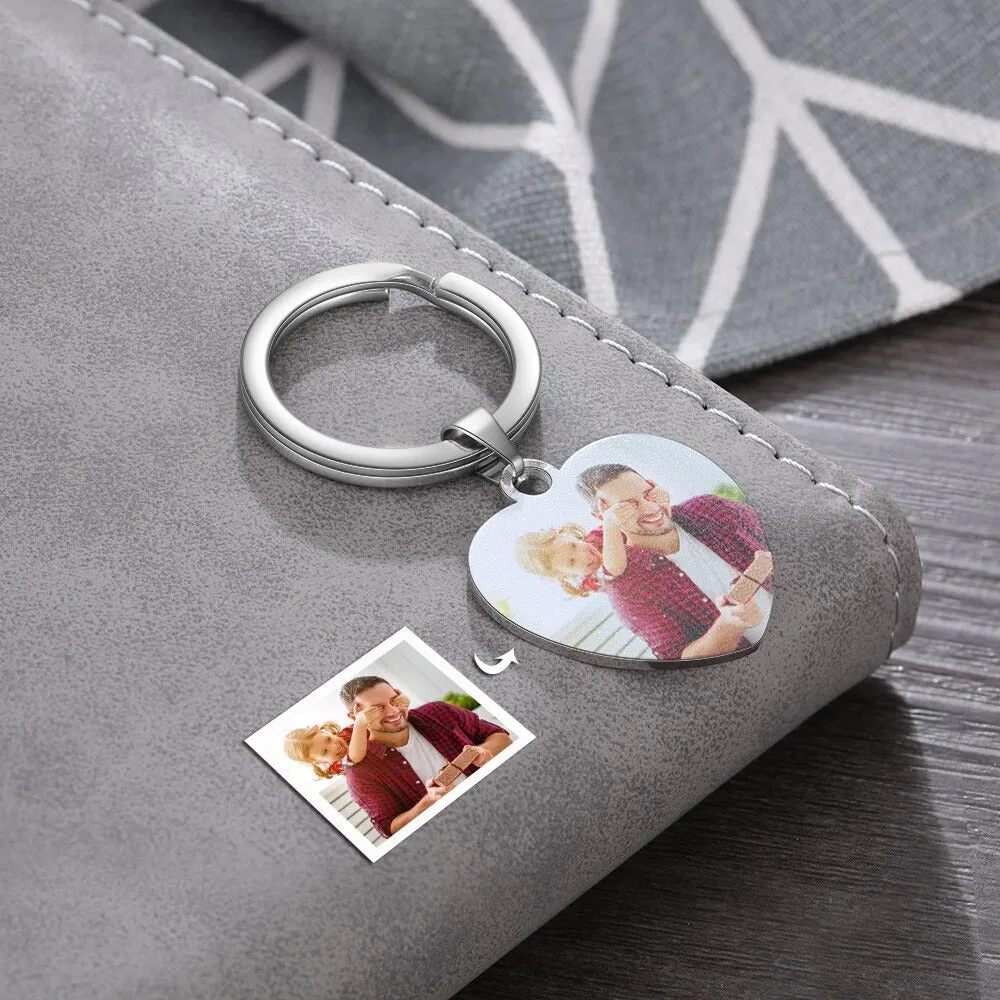 Personalized Custom Photo Keychain