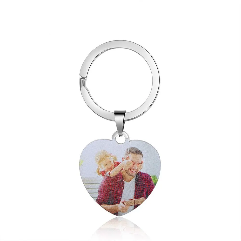 Personalized Custom Photo Keychain