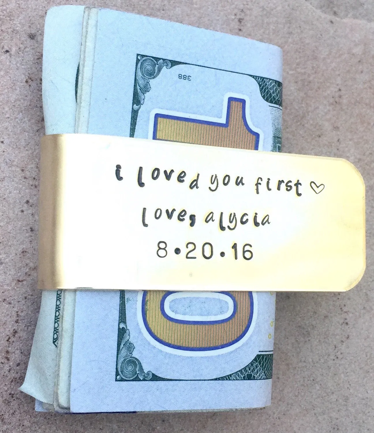 Personalized Money Clip For Dad