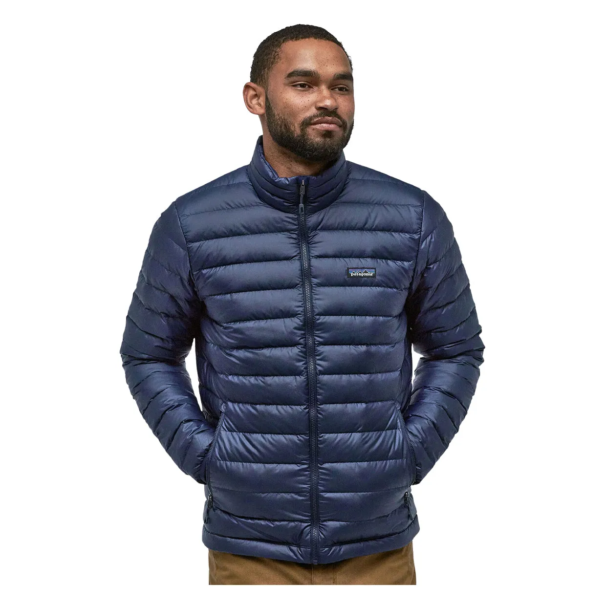 Piumino Patagonia Down Sweater Jacket Blu Navy