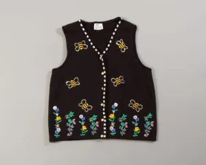 Pollinating Posies-Large Christmas Sweater