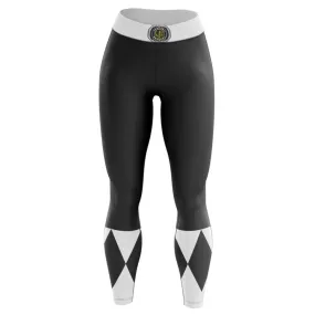 Power Rangers 'Black Ranger' Compression Leggings Spats