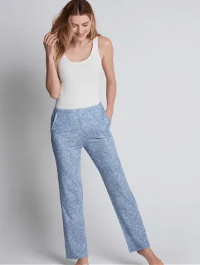 Print TENCEL Lyocell Pyjama Trousers | Light Blue