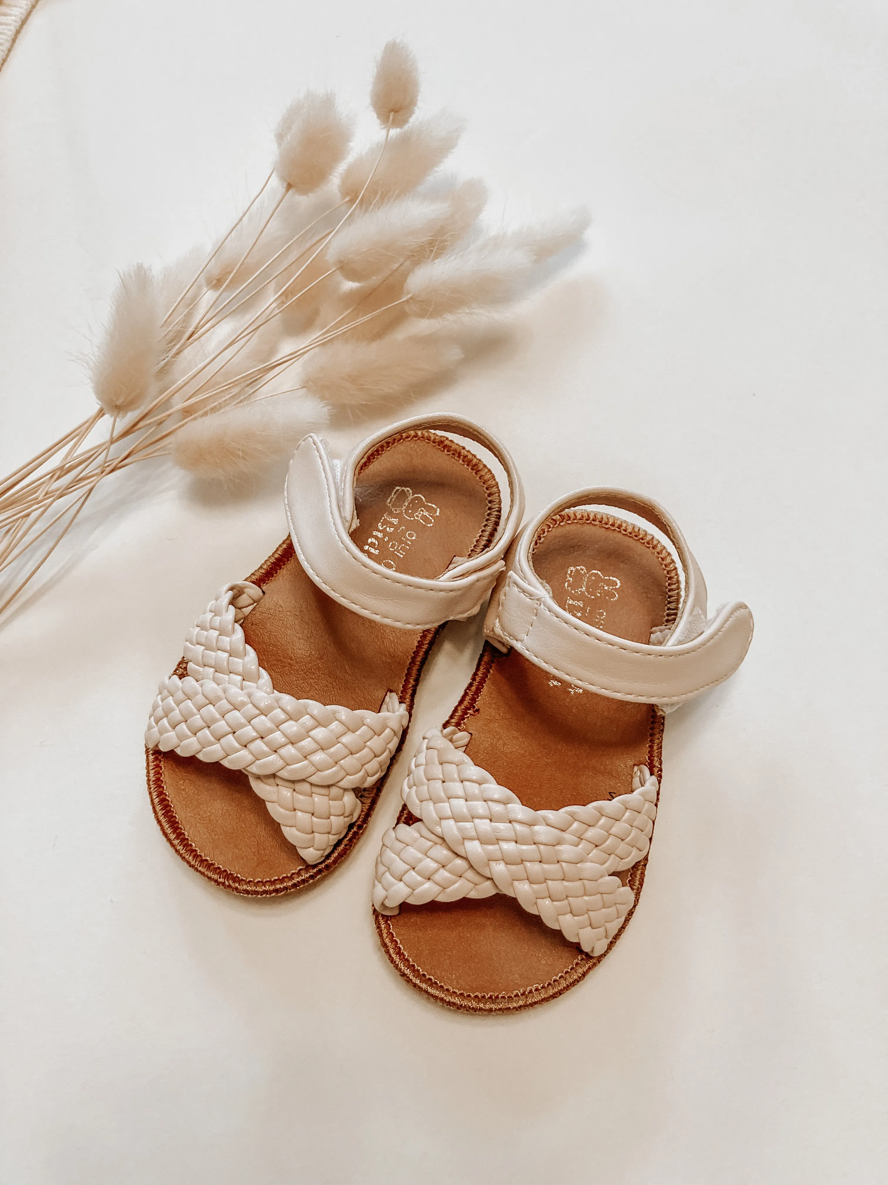 PU Braid Leather Sandals