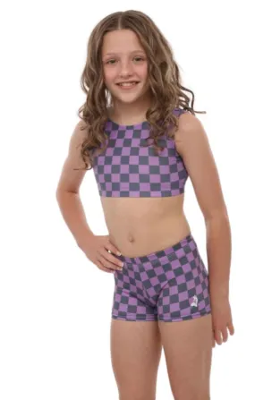 Purple Checkered Mash Set