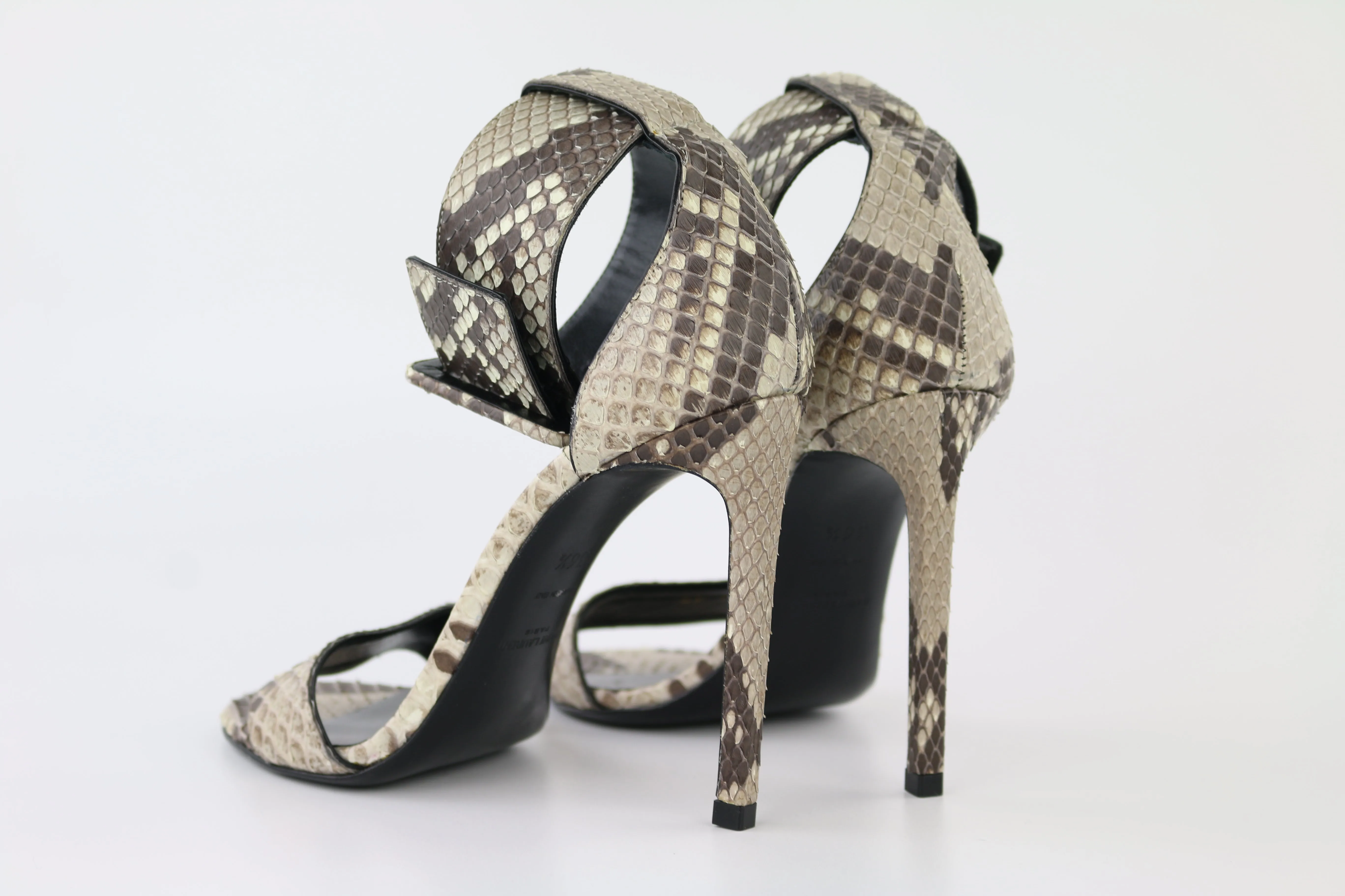 Python Stiletto Sandals 36.5