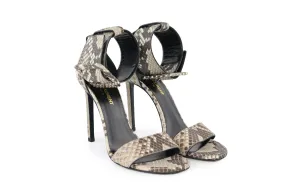 Python Stiletto Sandals 36.5