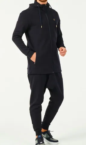 QL Relaxed Tracksuit PREMIERE in Navy Blue and Gold