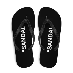 "PRODUCT" Series "SANDAL" Flip Flops Black