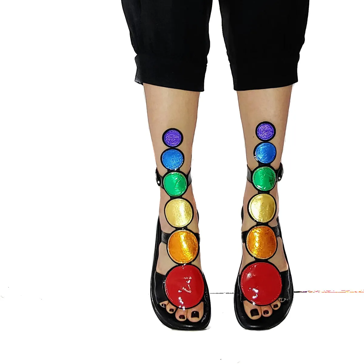 Rainbow BARBARELLA Gladiator Sandals