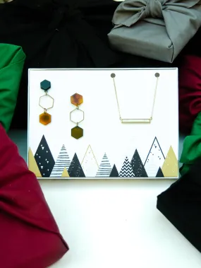 Raising the Bar Necklace   Studio 54 Earring Gift Set