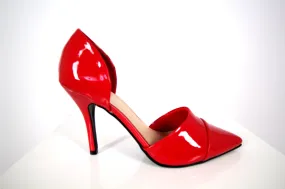 Red Patent Heels