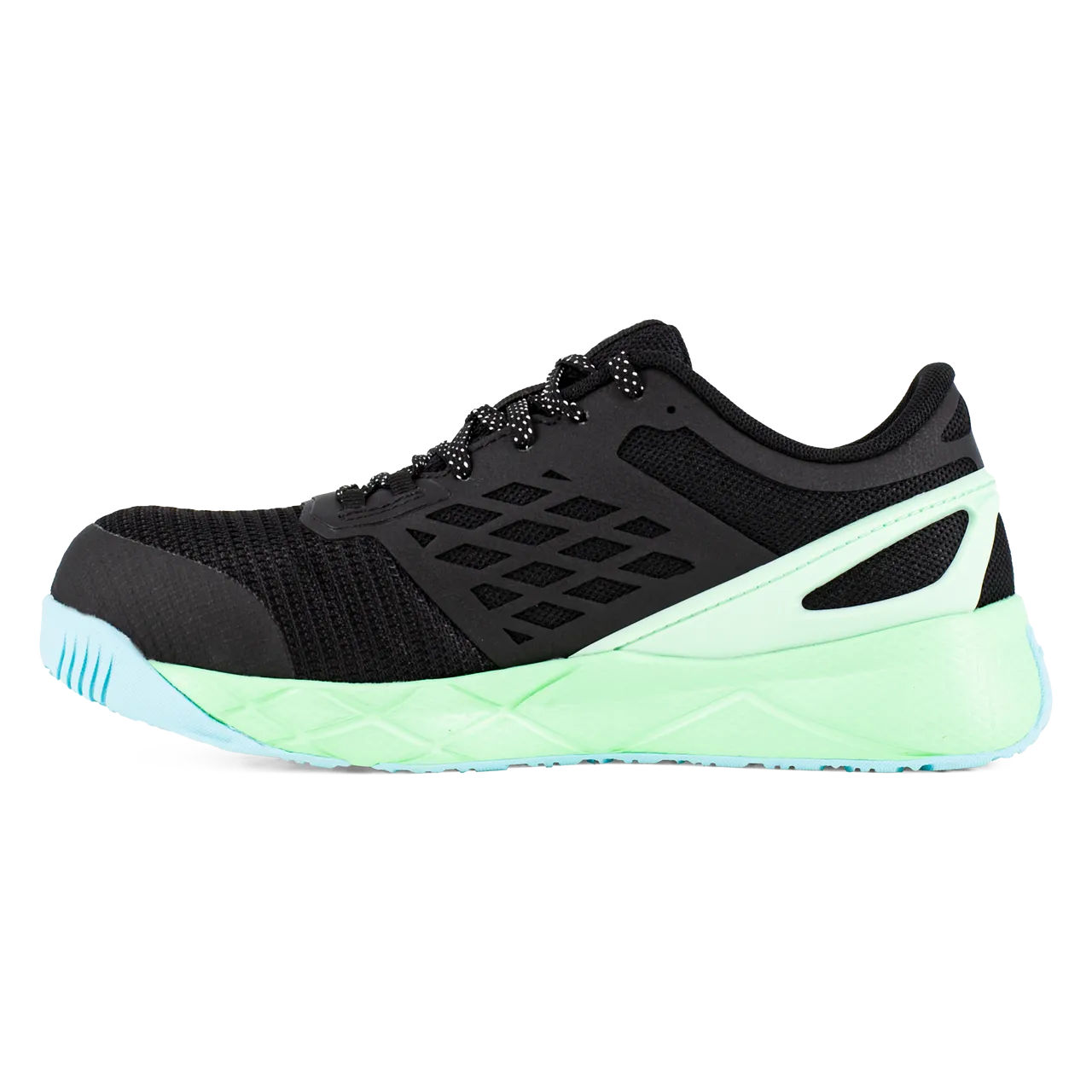 'Reebok' Women's Nanoflex EH Comp Toe - Black / Seafoam Green / White