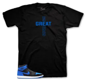 Retro 1 Royal Greatness Cross Shirt