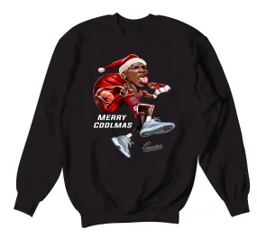 Retro 11 Cool Grey Sweater - Merry Coolmas - Black