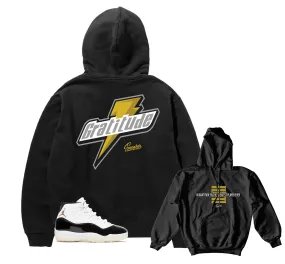 Retro 11 Gratitude Hoodie - Bolt - Black