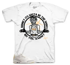 Retro 3 Ivory Shirt - Gotta Be Shoes - White