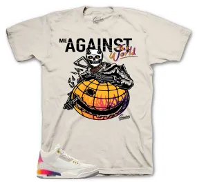 Retro 3 Sunset Me Against The World Shirt