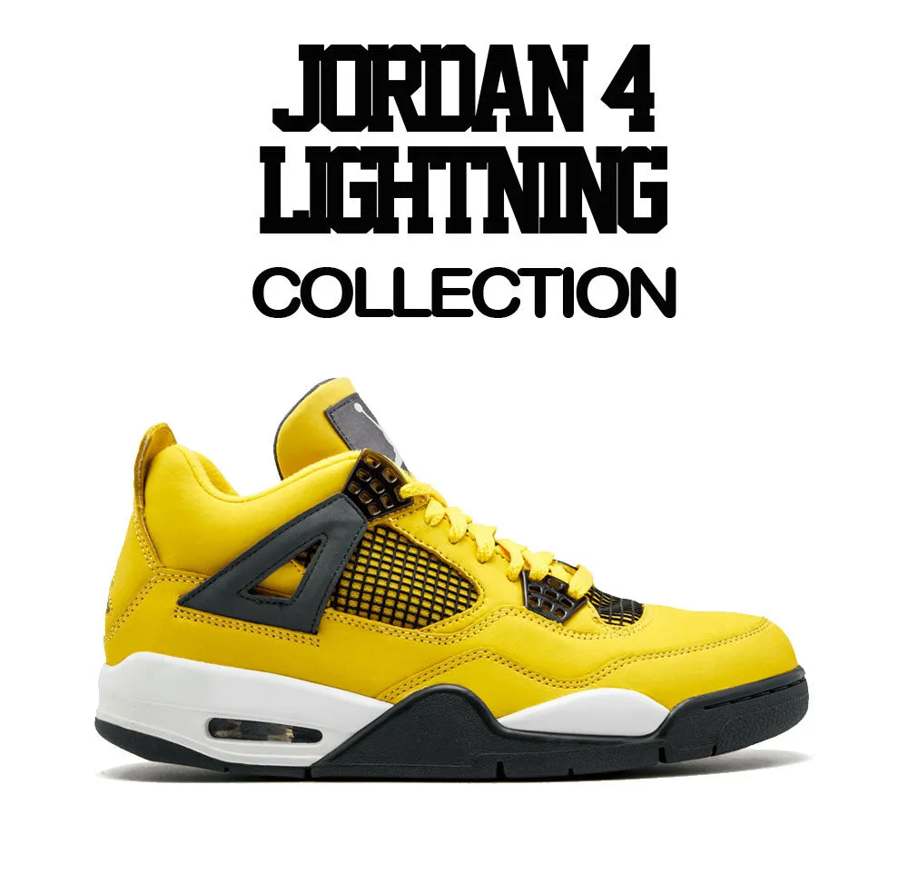 Retro 4 Lightning Shirt - Blessings - Yellow