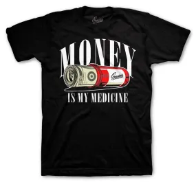 Retro 4 Red Thunder Shirt - Medicine - Black