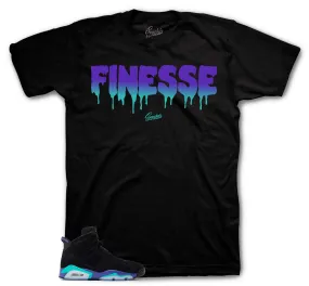 Retro 6 Aqua Finesse Shirt