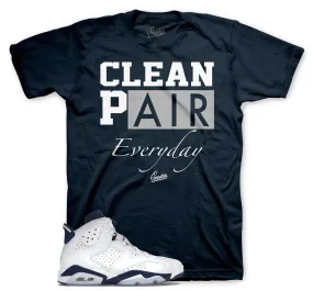 Retro 6 Midnight Navy Clean Pair Shirt