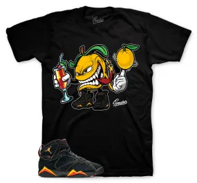 Retro 7 Citrus ST Orange Shirt