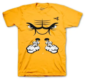 Retro 9 University Gold Shirt -Bullface - Gold