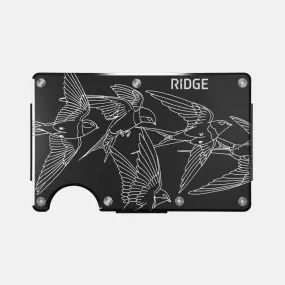 Ridge Wallet H.B. Nielsen - Silver Swallows